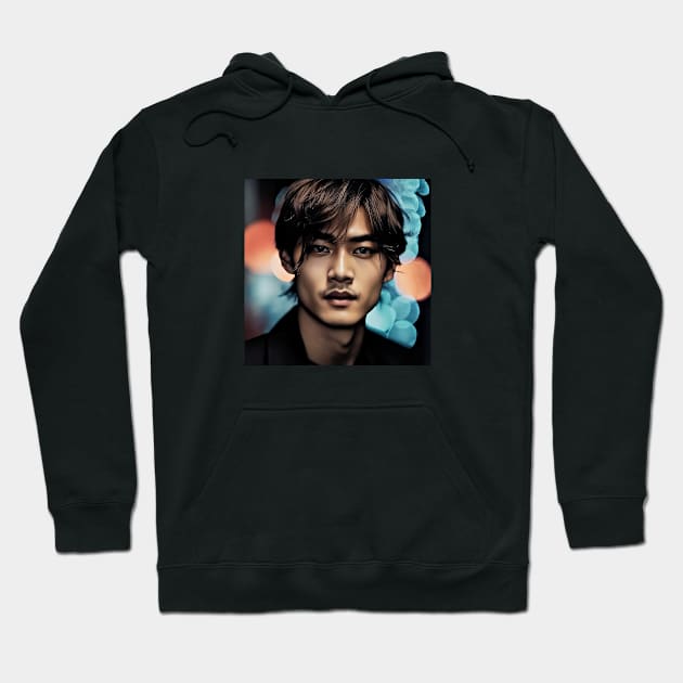 portrait of  Kim Tae-hyung Hoodie by bogfl